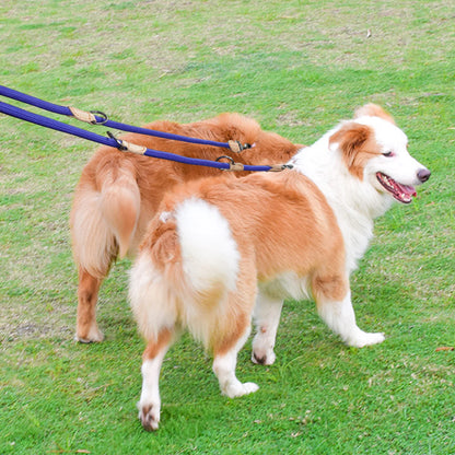 Multipurpose Double Sided Leash For 2 Small Medium Dogs