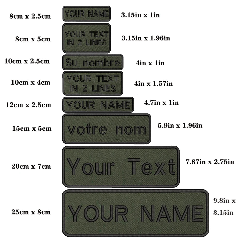 Velcro for Dog Harness: Personalized Name Patch