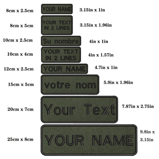 Velcro for Dog Harness: Personalized Name Patch