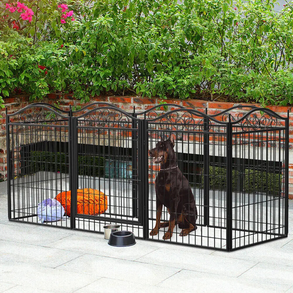 8 Panels Dog Playpen 32 Inch Height in Heavy Duty
