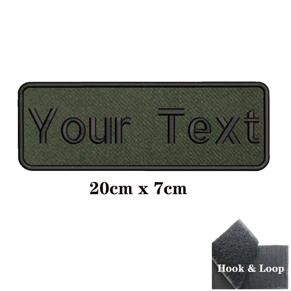 Velcro for Dog Harness: Personalized Name Patch