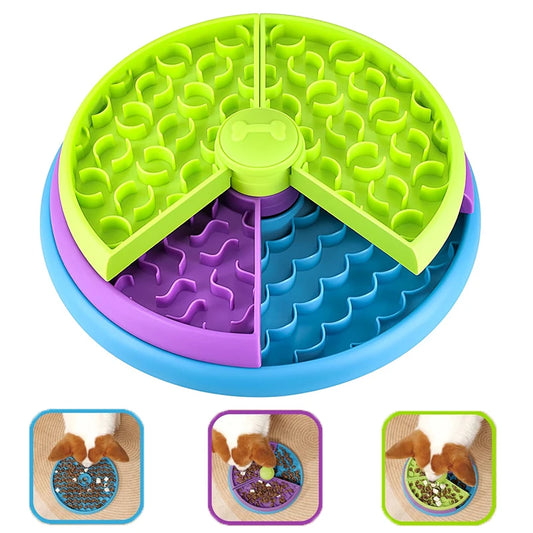 Dog Puzzle Toy Slow Feeder Interactive Dog Bowl