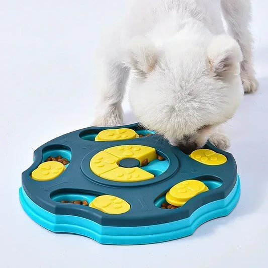 Dog Puzzle Toy Slow Feeder Interactive IQ Food Dispenser