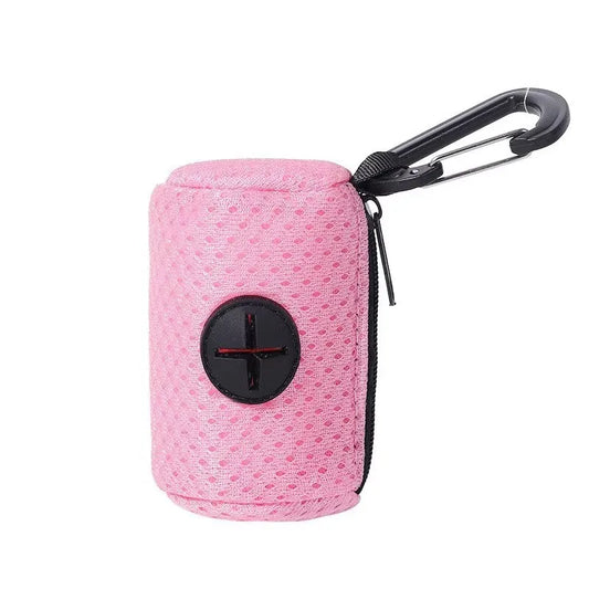 Pet Poop Bag Holder: Waste Bag Dispenser with Leash Hook