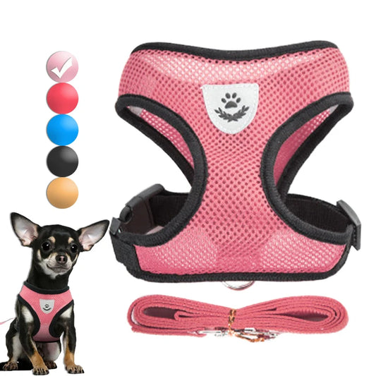 Dog Harness And Leash Set Breathable Vest for Small Dog