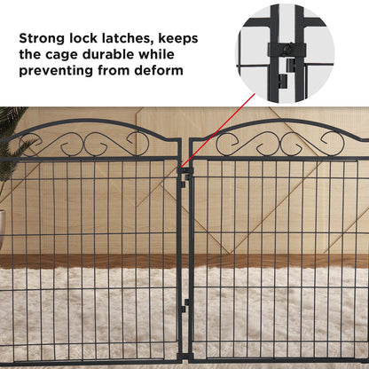 8 Panels Dog Playpen 32 Inch Height in Heavy Duty