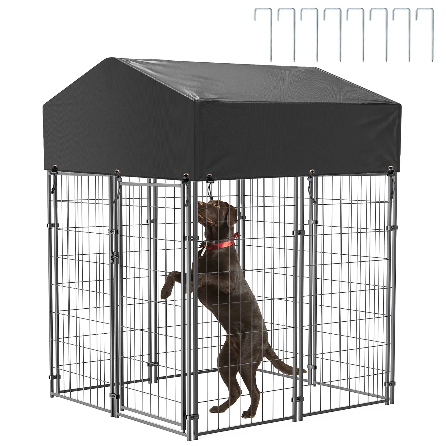Large Dog Welded Wire Kennel for Outdoor