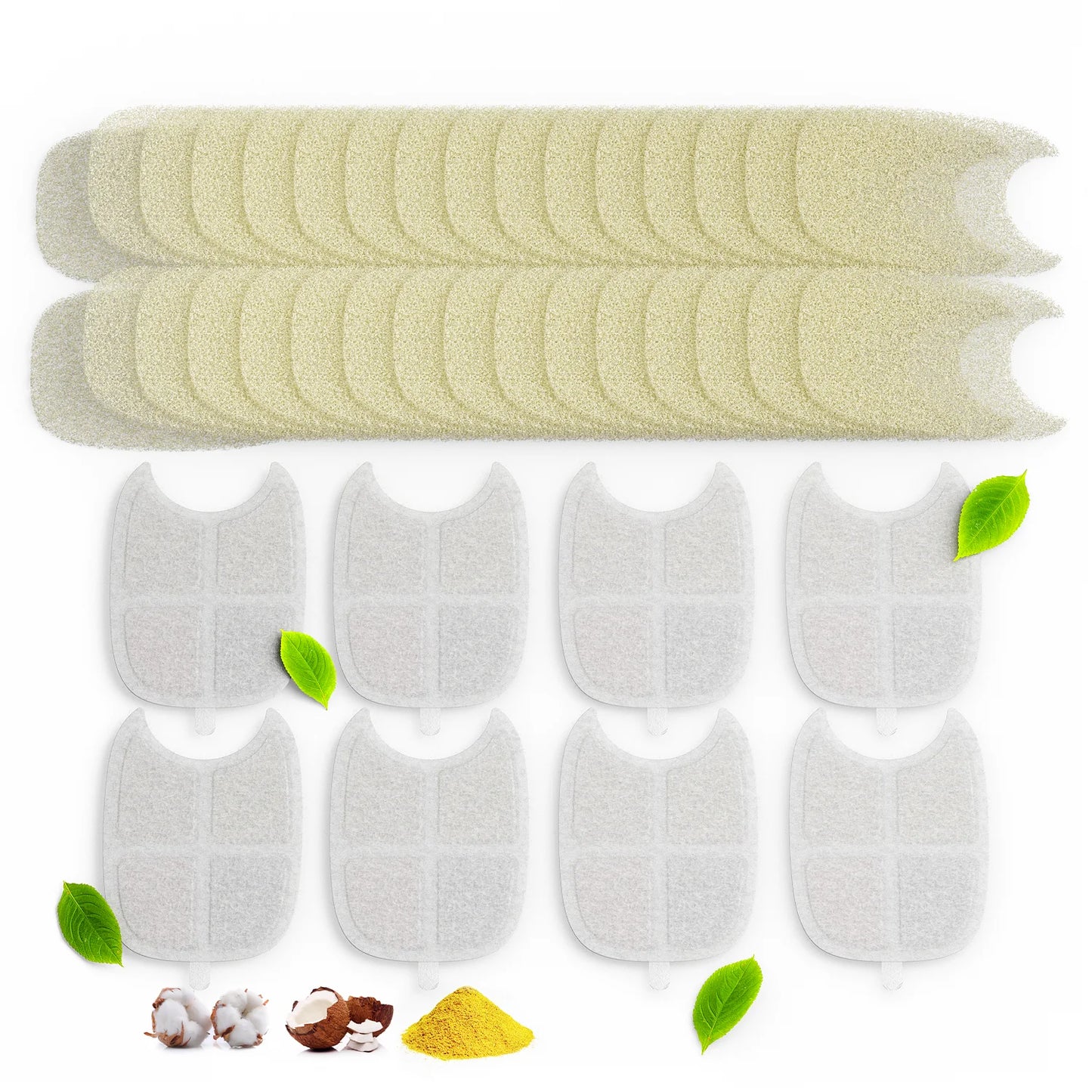 Replacement Filters For 4L Stainless Steel Water Fountain with 6-layer Filtration System