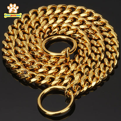 Stainless Steel Dog Chain Collar
