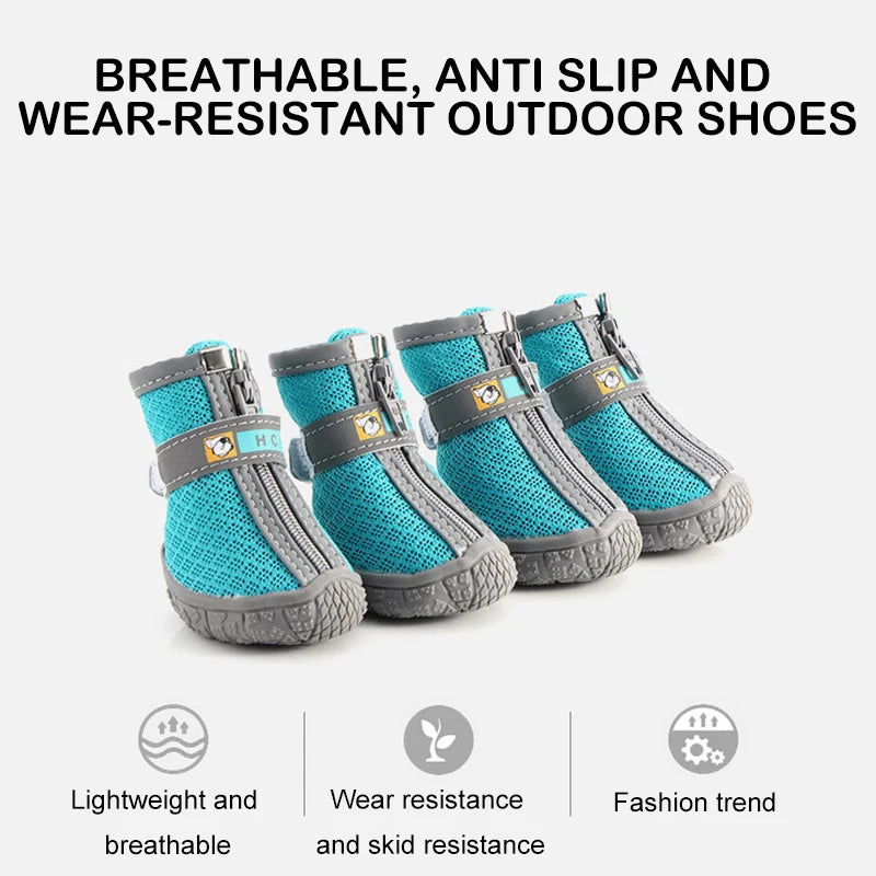 Small Dog Shoes Non-Slip Soles Thick Plush Protection