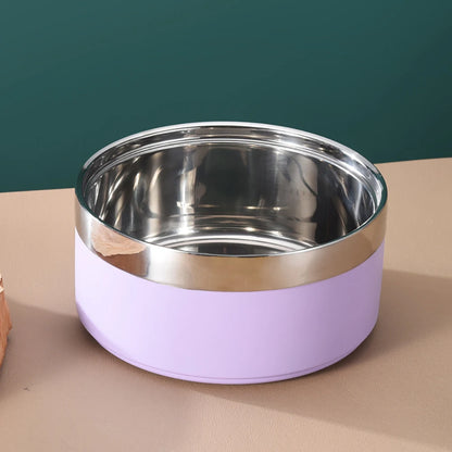 Stainless Steel Personalized Dog Cat Food Water Bowl