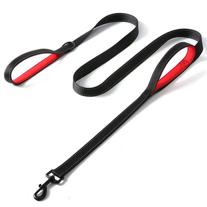 Double Handle Heavy Duty Nylon Dog Leash For Dog