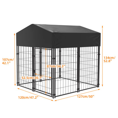 Large Dog Welded Wire Kennel for Outdoor