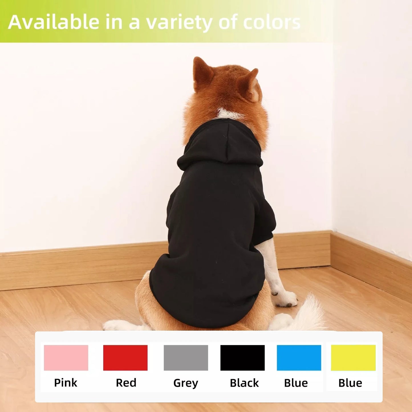 Winter Dog Clothes Sport Hoodies Sweatshirts Warm for Small Medium Large Dogs