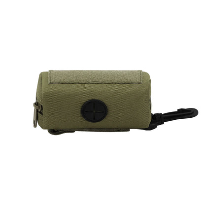 Dog Poop Bag Holder 1680D Nylon Oxford with Carabiner Clip