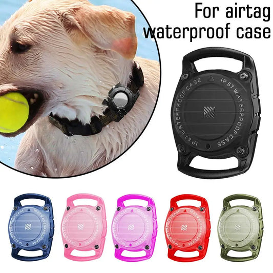 Waterproof GPS Tracker Case for Dog Cat Collar Apple Air Tag
