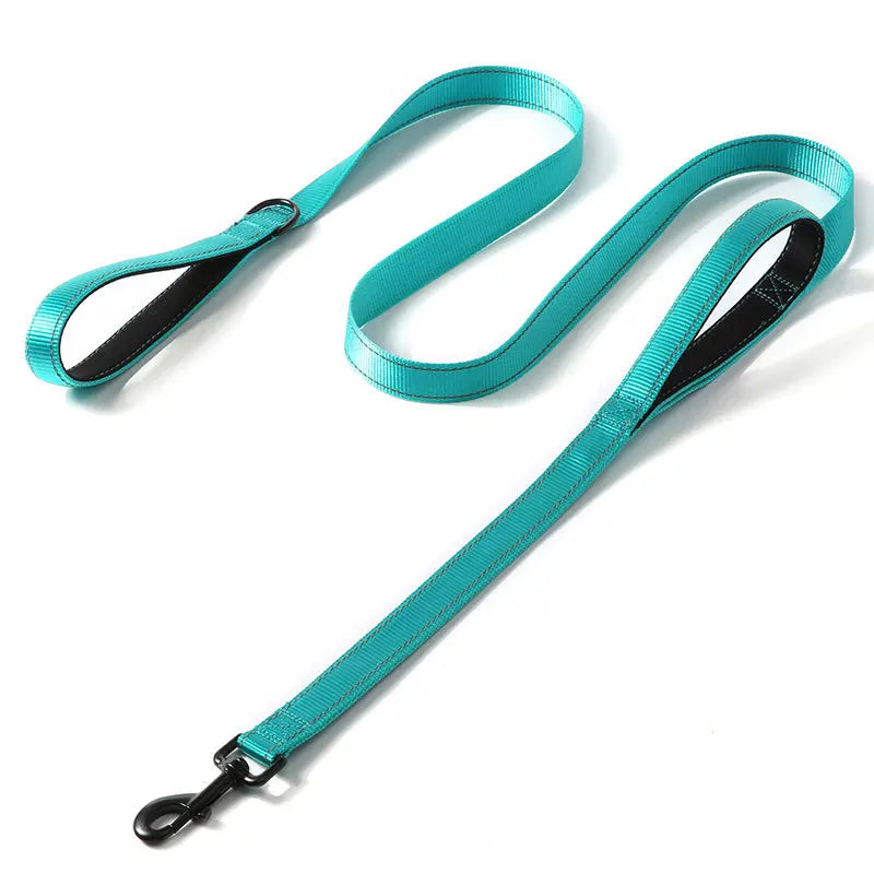 Double Handle Heavy Duty Nylon Dog Leash For Dog