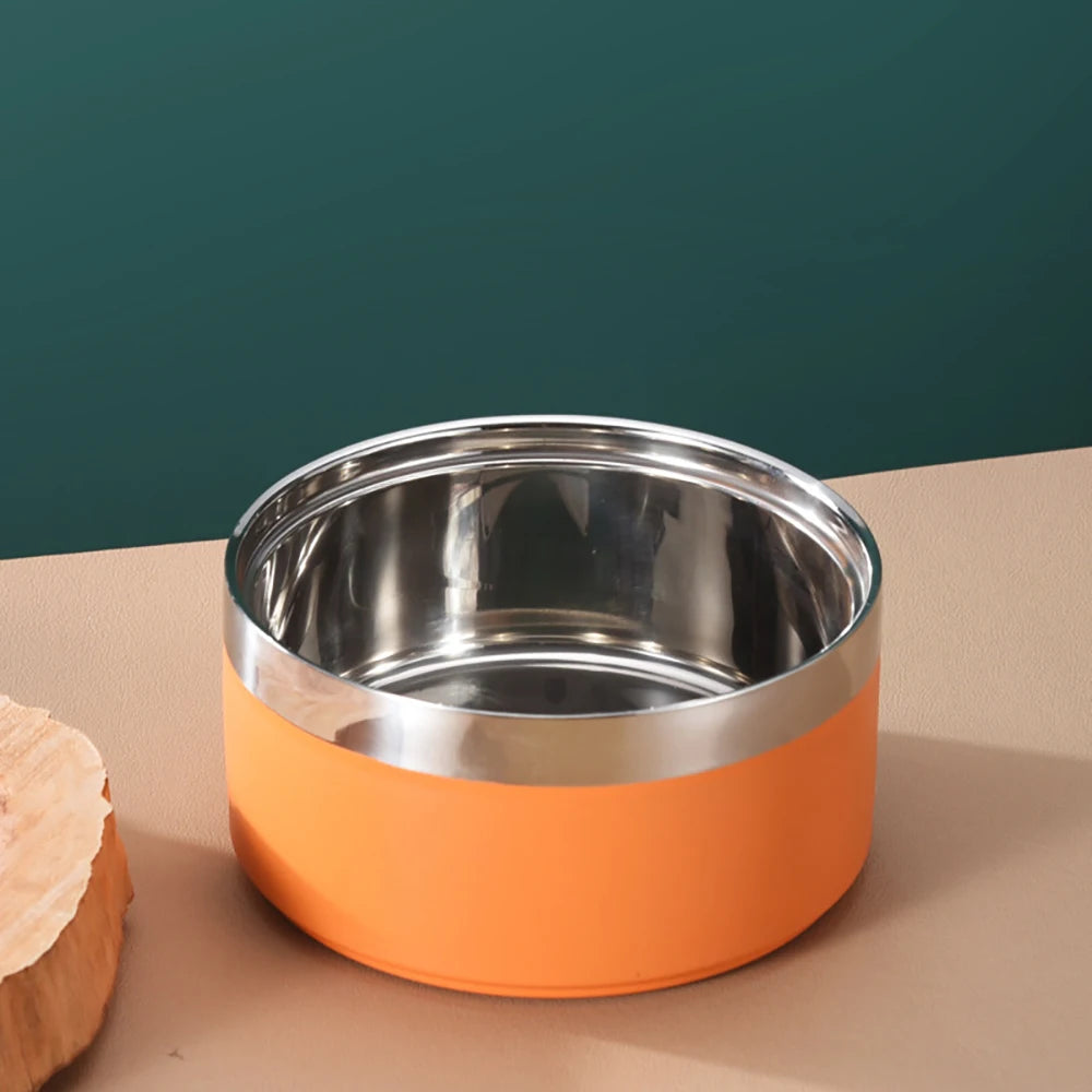 Stainless Steel Personalized Dog Cat Food Water Bowl