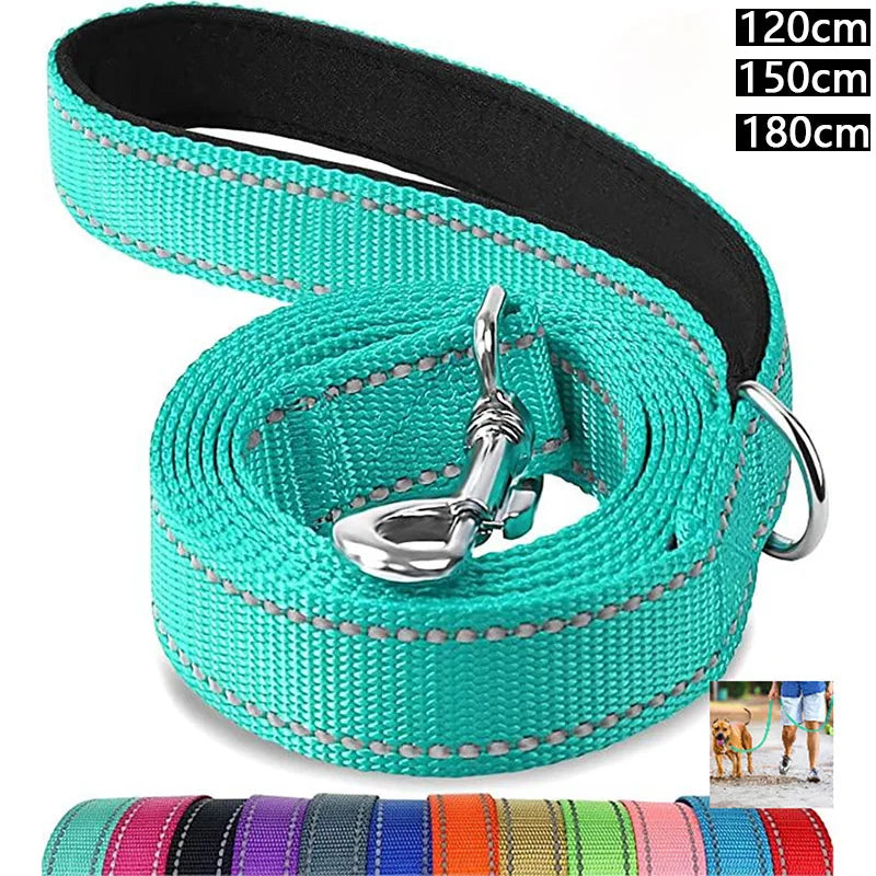 Dogs Lead Strap Night Reflection Walking or Training Leash
