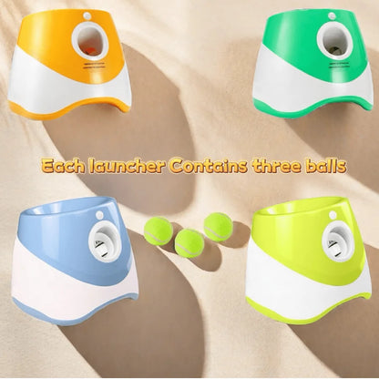 Automatic Dog Tennis Ball Thrower USB Rechargeable
