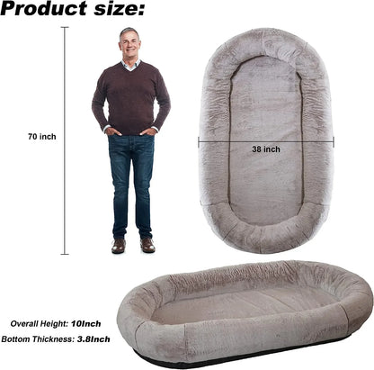 Giant Dog Bed for Humans Detachable Washable