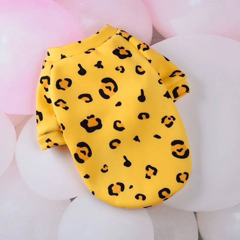 Winter Print clothes for Puppy, Small Medium dog and cat