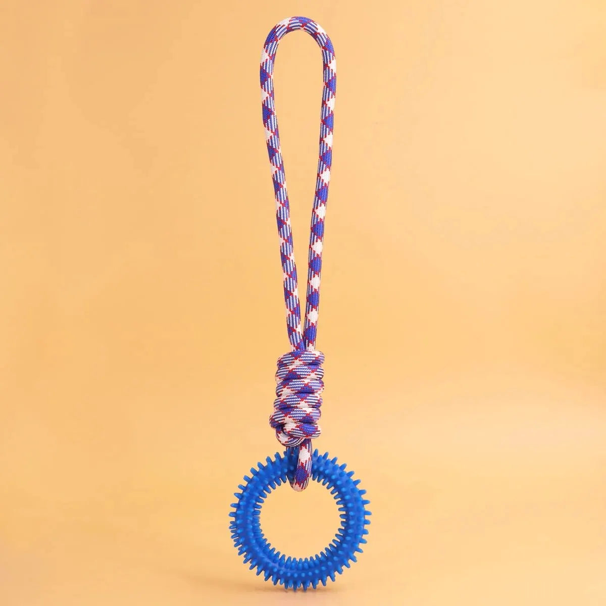 Teeth cleaning ring tug toy for dog