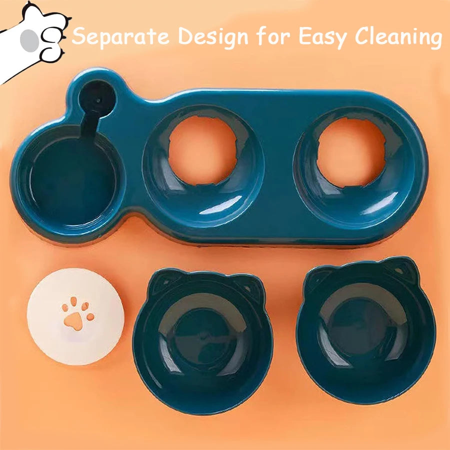 Easy cleaning dog food and water bowl
