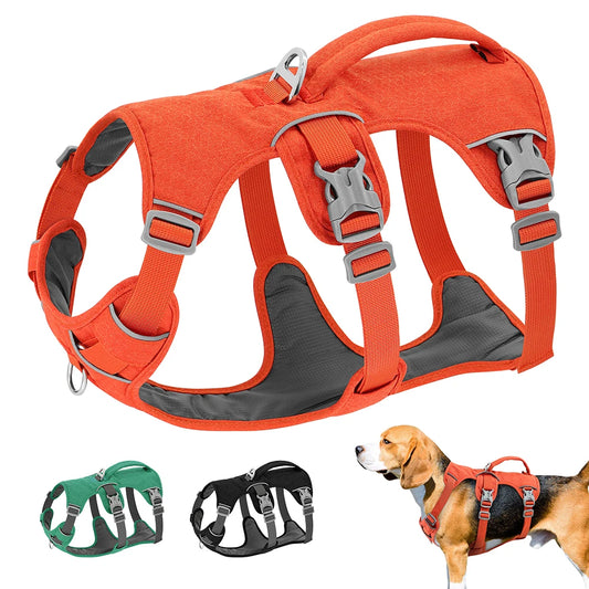 Reflective Dog Harness Nylon Pet Vest With Handle for Small Medium Dogs