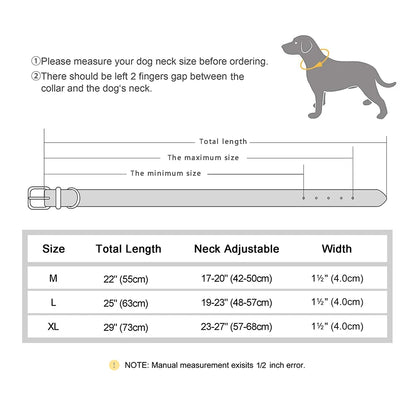 Custom Military Grade Nylon Dog Collar Personalized Tactical for Medium Large Dogs
