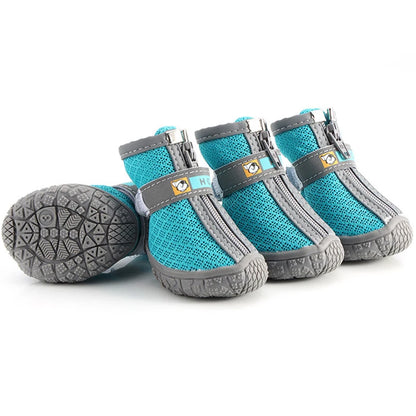Small Dog Shoes Non-Slip Soles Thick Plush Protection