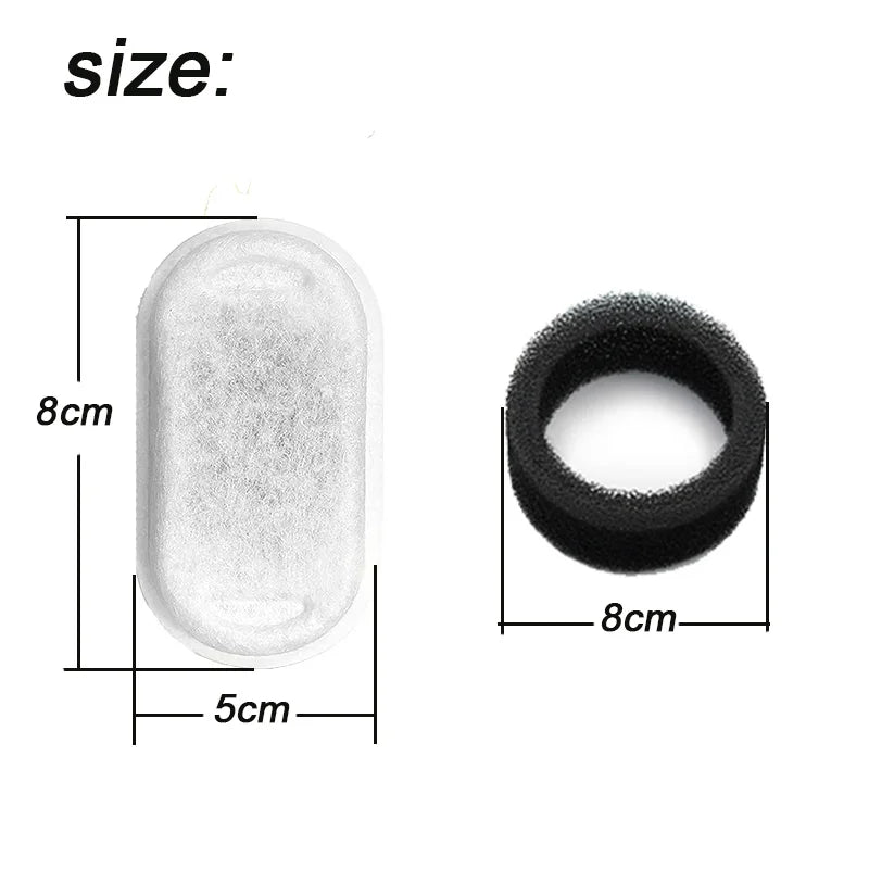 Replacement Activated Carbon Filters for Cat Dog Water Fountain