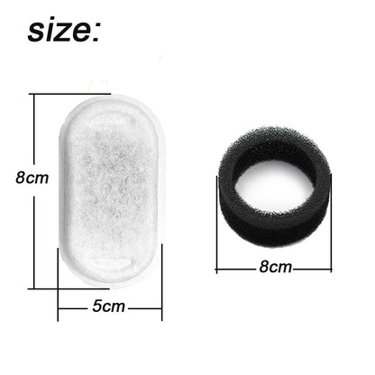 Replacement Activated Carbon Filters for Cat Dog Water Fountain