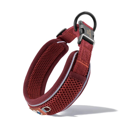 Mesh Breathable Personalised Dog Collar For Small Medium Large Dogs
