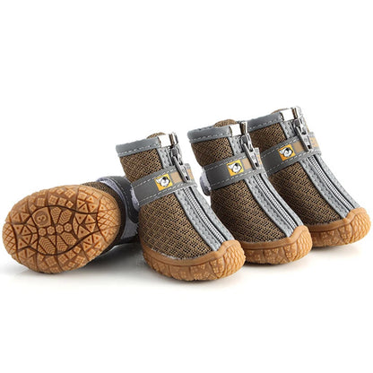 Small Dog Shoes Non-Slip Soles Thick Plush Protection