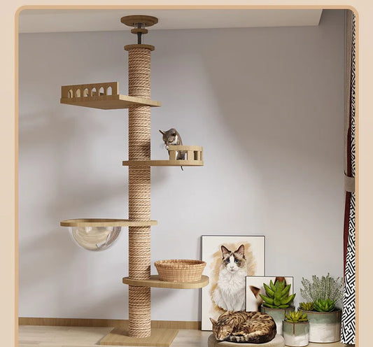 Cat Tower Australia: Floor-to-Ceiling Cat Tree Scratcher and Hammock