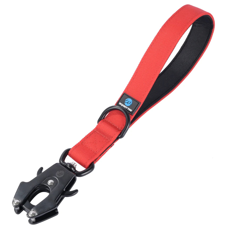 Dog Neck Leash - Nylon Short Walking Traffic Lead for Large Dog