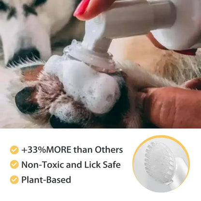 100ml Paw Cleaner Foam with Brush for Rinse-free Cleaning for Dog and Cat