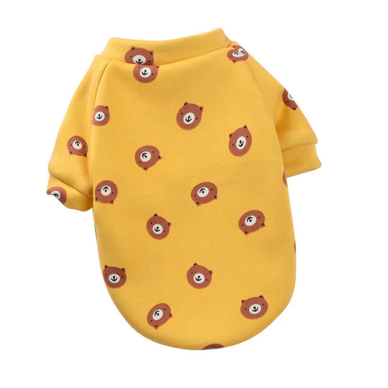 Winter Print clothes for Puppy, Small Medium dog and cat
