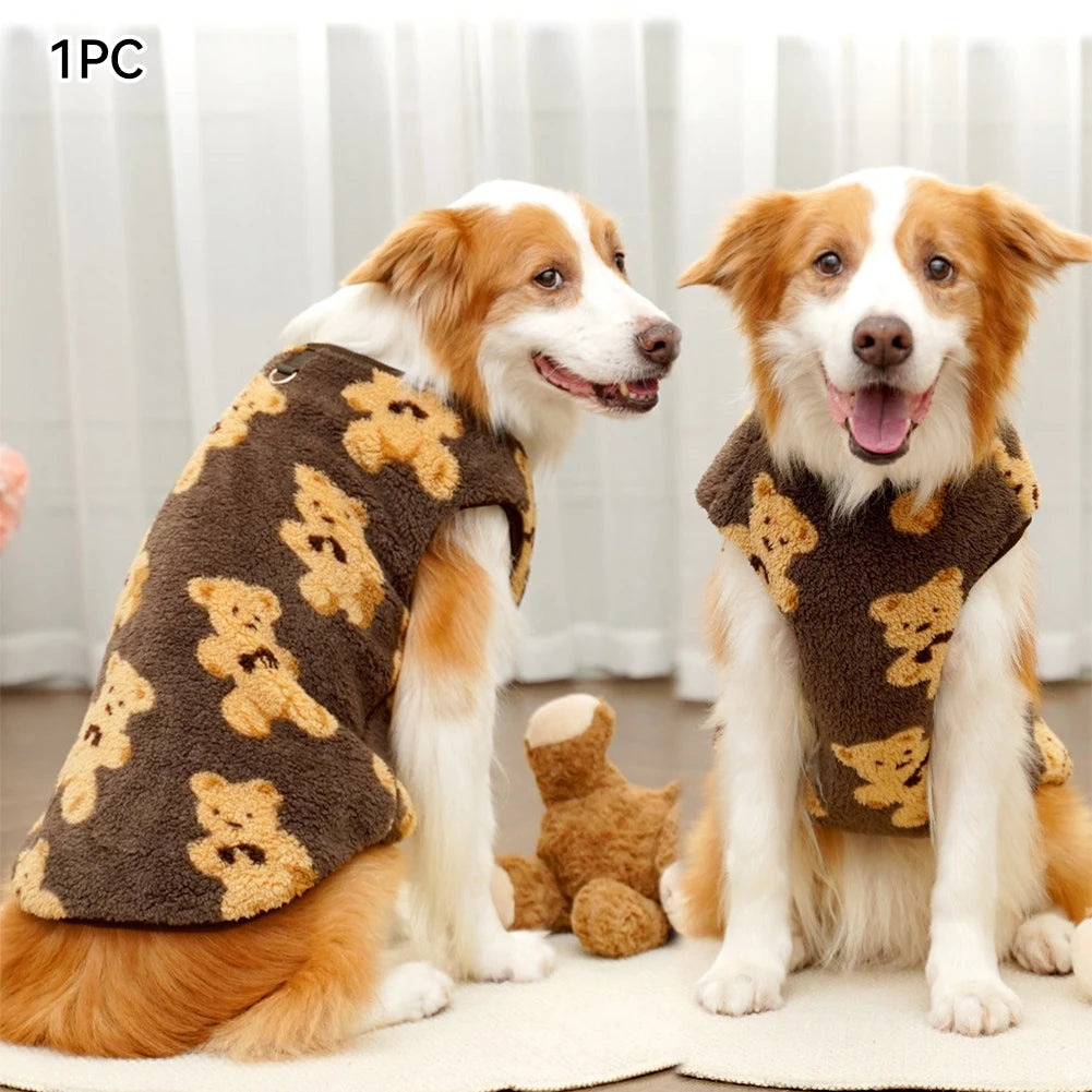 Pet Warm Flannel Clothes Pet Winter Coat for Dog and Cat