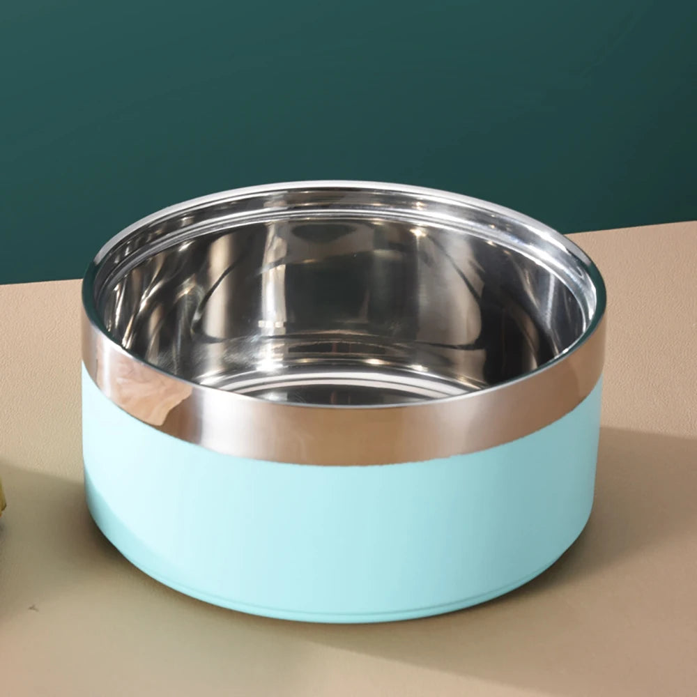 Stainless Steel Personalized Dog Cat Food Water Bowl
