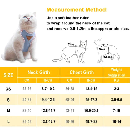 Puppy Harness and Leash Set for Small and Medium Dog