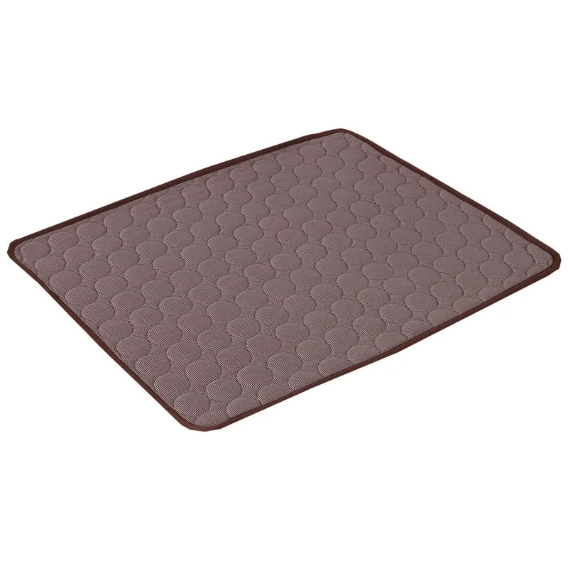 Coffee colour dog cooling mat