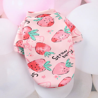 Winter Print clothes for Puppy, Small Medium dog and cat