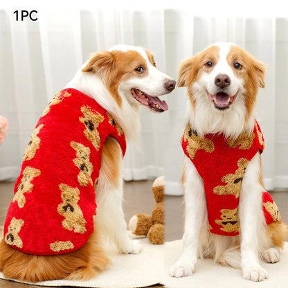 Pet Warm Flannel Clothes Pet Winter Coat for Dog and Cat