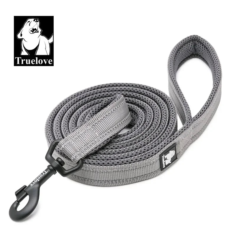 Truelove Dog Leash Reflective Nylon Mesh Soft Padded