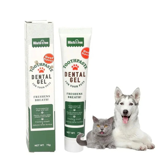 Pet Tootpaste Vanilla Beef Flavored for Dog and Cat
