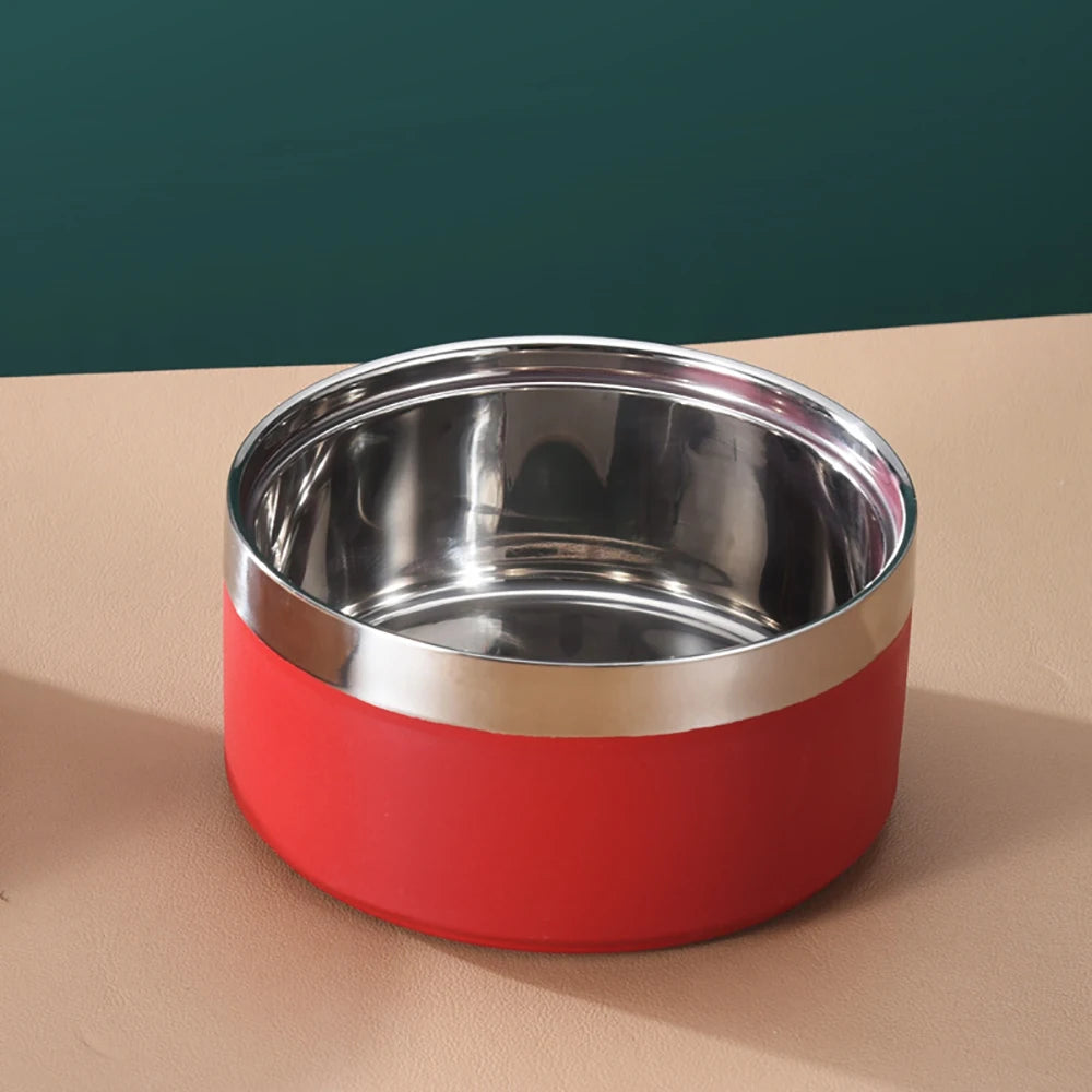 Stainless Steel Personalized Dog Cat Food Water Bowl