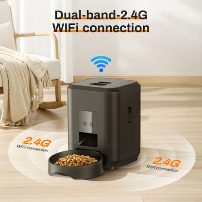 Automatic pet feeder with wifi