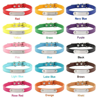 Cat dog collar with different colour